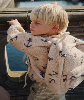 Preview: Konges Sløjd JODY TEDDY Fleecejacke GRS ANCHER