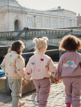 Konges Sløjd JUNO SEQUIN Bomberjacke TWILIGHT MAUVE