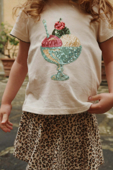 Preview: Konges Sløjd FAMO PUFF T-Shirt Buttercream