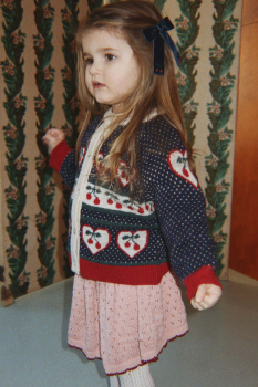 Konges Sløjd BELOU Strickjacke Cherry