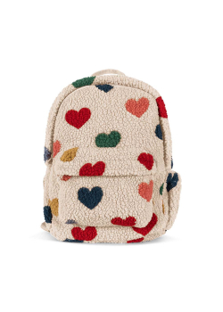 Konges Sløjd JODY TEDDY Rucksack Bon coeur coloré