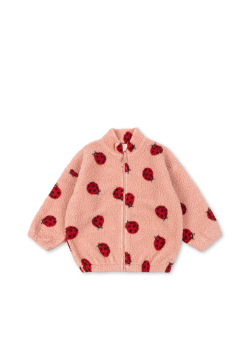 Konges Sløjd JODY TEDDY Fleecejacke GRS Ladybug Pink