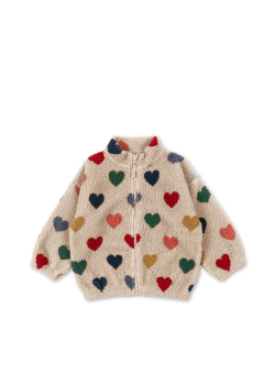 Konges Sløjd JODY TEDDY Fleecejacke GRS Bon COEUR coloré