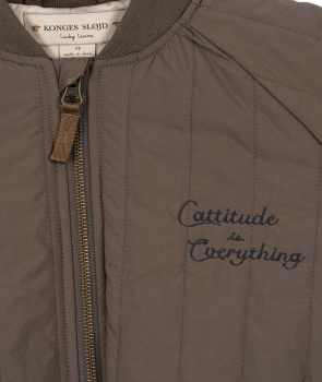 Preview: Konges Sløjd JUNO Bomber-Jacke walnut