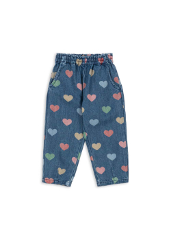 Konges Sløjd MAGOT FRILL Jeanshose gots Bon coeur coloré