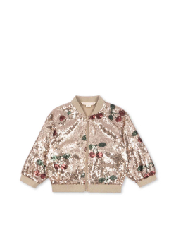 Konges Sløjd STARLA Pailletten-Jacke ma grande cerise