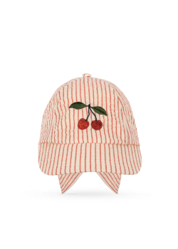 Preview: Konges Sløjd ELLIE Mütze CAP GOTS AMOUR STRIPE