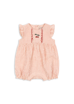 Konges Sløjd Ellie FRILL Strampler Amour Stripe