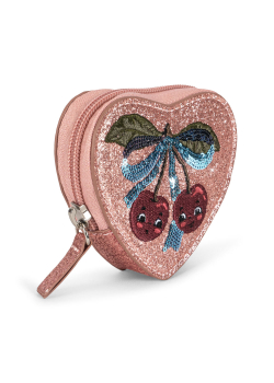 Preview: Konges Sløjd Geldbörse mit Pailletten MELLOW ROSE
