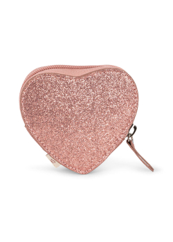 Preview: Konges Sløjd Geldbörse mit Pailletten MELLOW ROSE