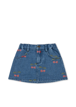 Konges Sløjd Magot denim Rock ma grande cerise