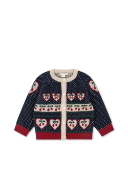 Konges Sløjd BELOU Strickjacke Cherry