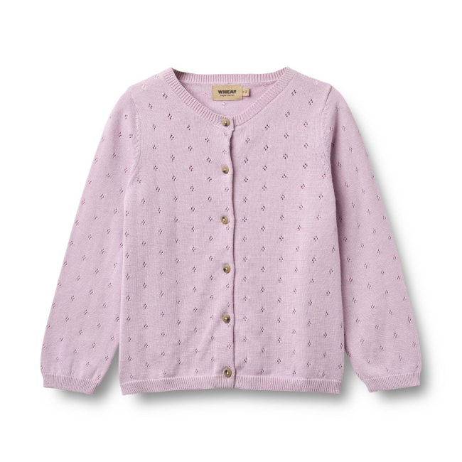 Wheat Mädchen Strickjacke in lavender