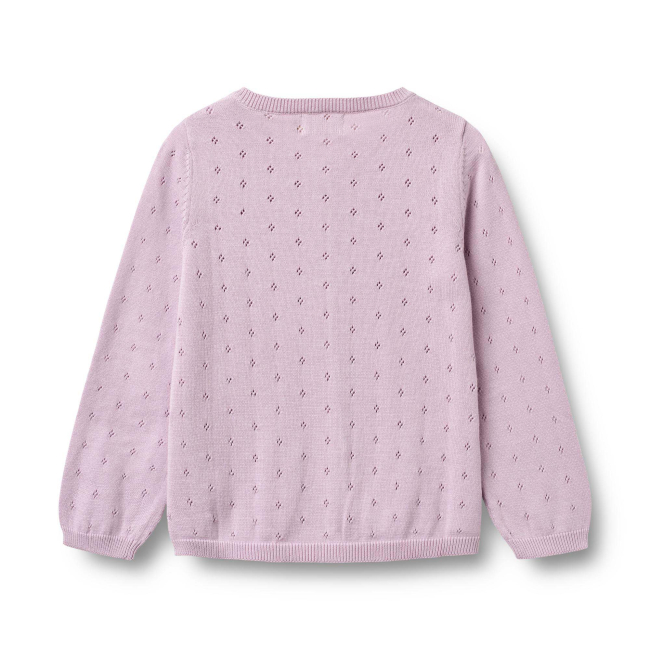 Wheat Mädchen Strickjacke in lavender