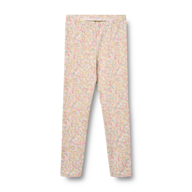 Wheat Jersey Leggings Jules blush flower meadow