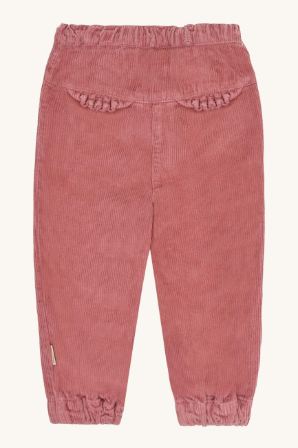 Hust & Claire HCTammy solid corduroy Cargo pants Dry rose