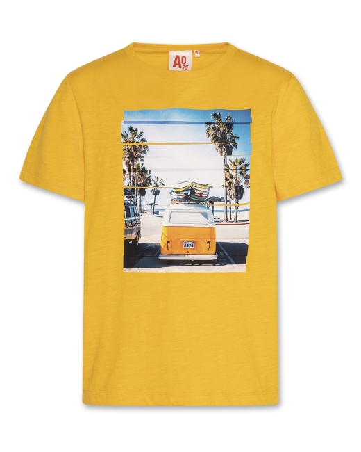 AO76 mat t-shirt van sun orange
