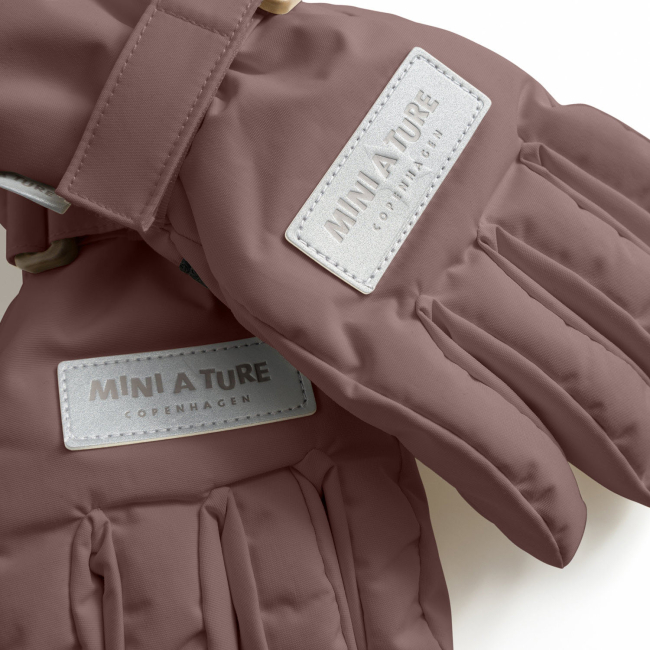 Mini A Ture MATCELIO Handschuhe Peppercorn plum