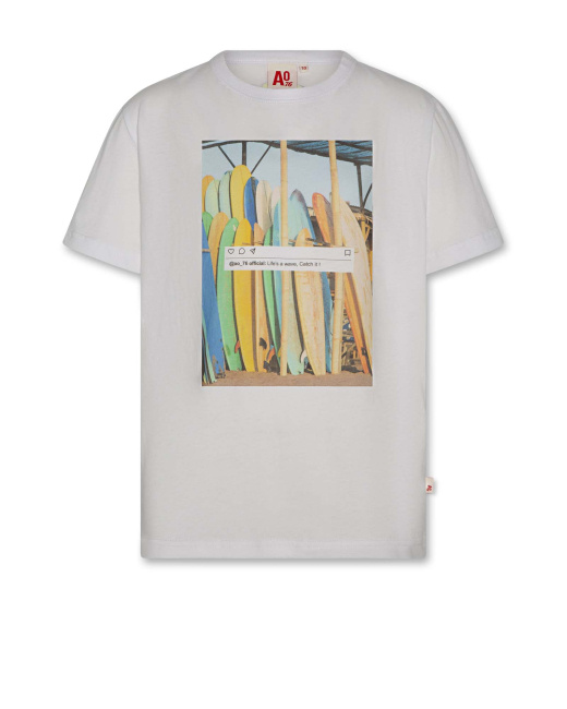 AO76 mat t-shirt surfboards white