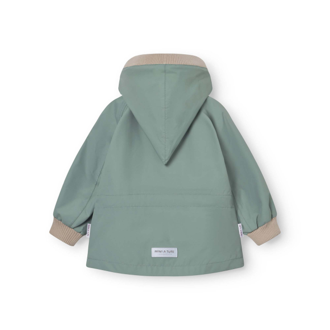 Mini A Ture Übergangs- Sommerjacke MATWAI Granite green gefüttert