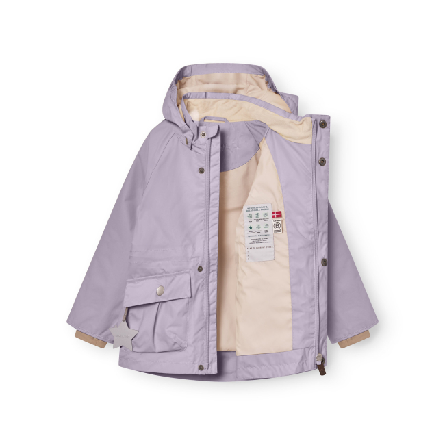 Mini A Ture Sommer- Übergangsjacke MATALLURE Minimal lilac gefüttert