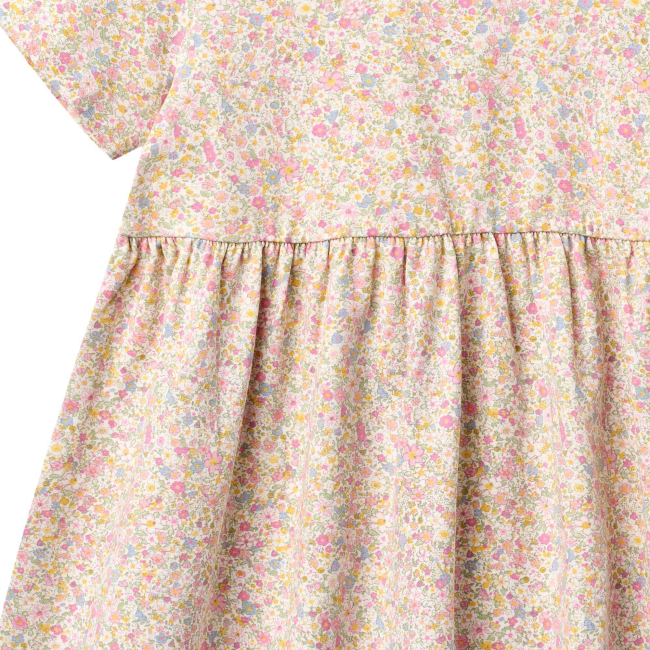 Wheat Jersey Kleid Anna blush flower meadow