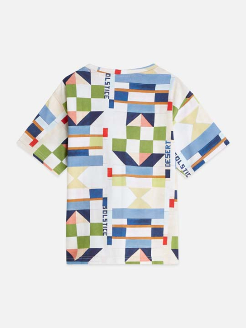 Scotch & Soda Printed relaxedfit Tshirt Patchwork Infinity
