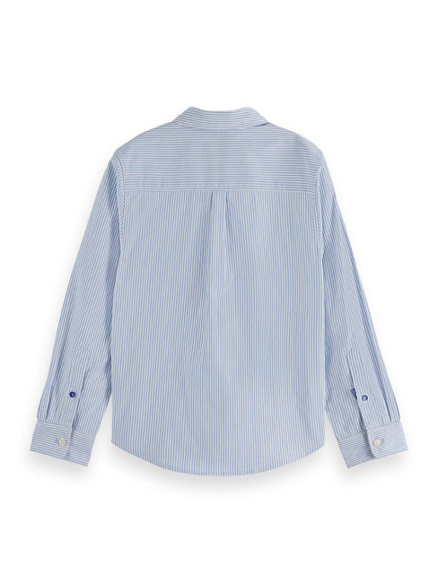 Scotch & Soda CORE Yarndyed striped oxford Hemd Blue Stripe