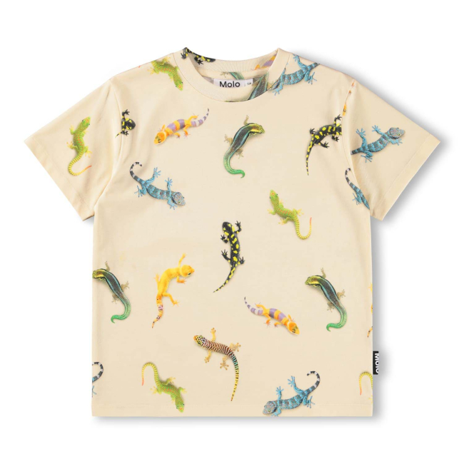 Molo T-shirts Riley Geckos Light