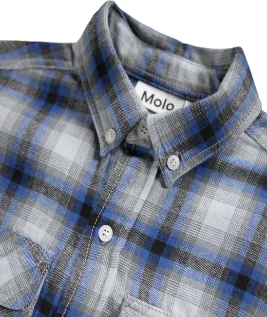 Molo Hemd ROZZY Moon Blue Check