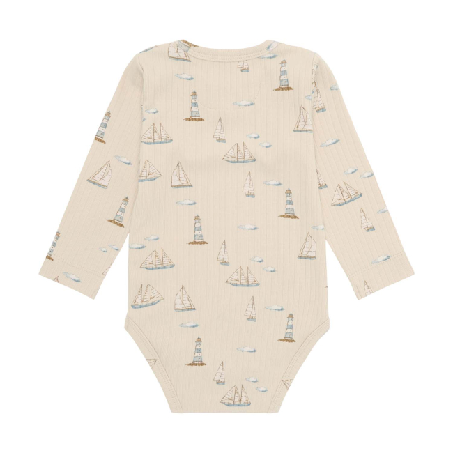 En Fant Body LS Rib Fog