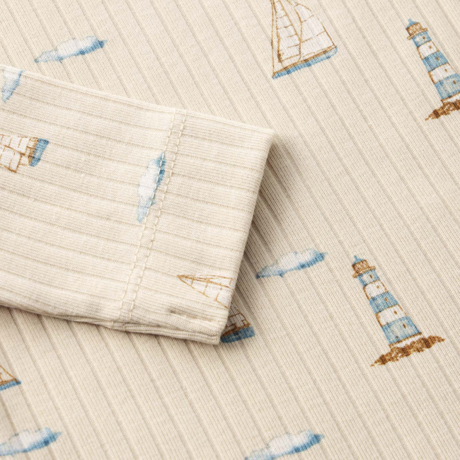 En Fant Body LS Rib Fog