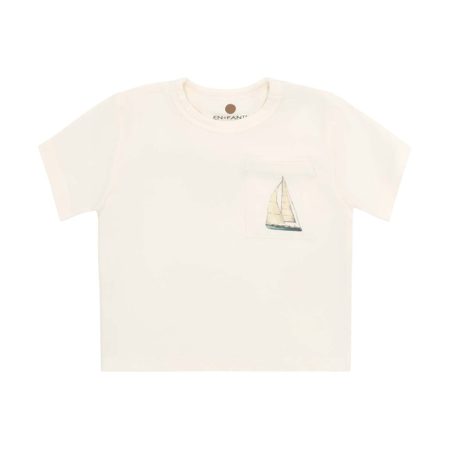 En Fant T-shirt Egret