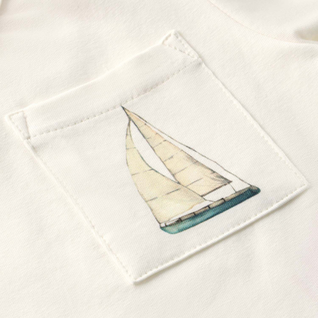 En Fant T-shirt Egret