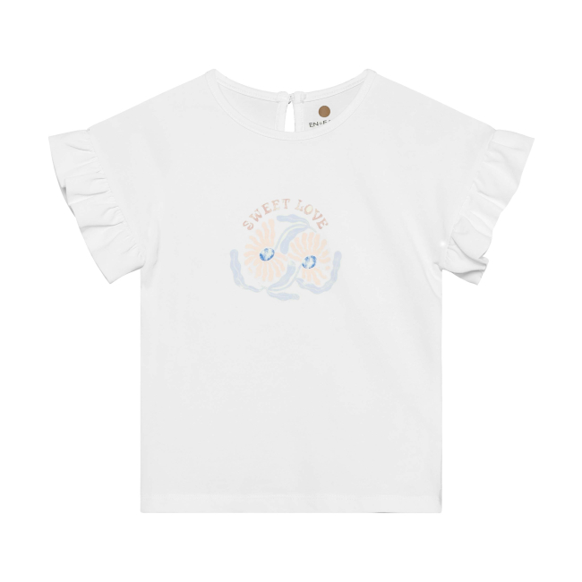 En Fant Mädchen T-shirt Egret