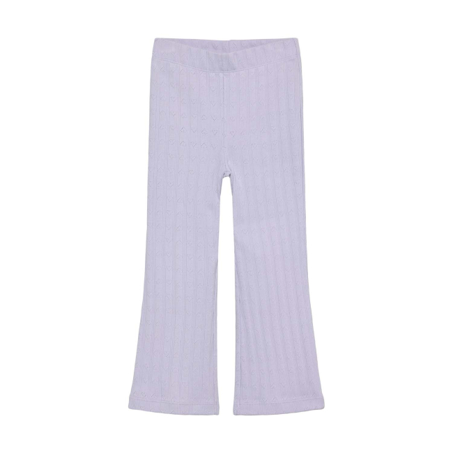 En Fant Leggings Pointelle Purple Heather