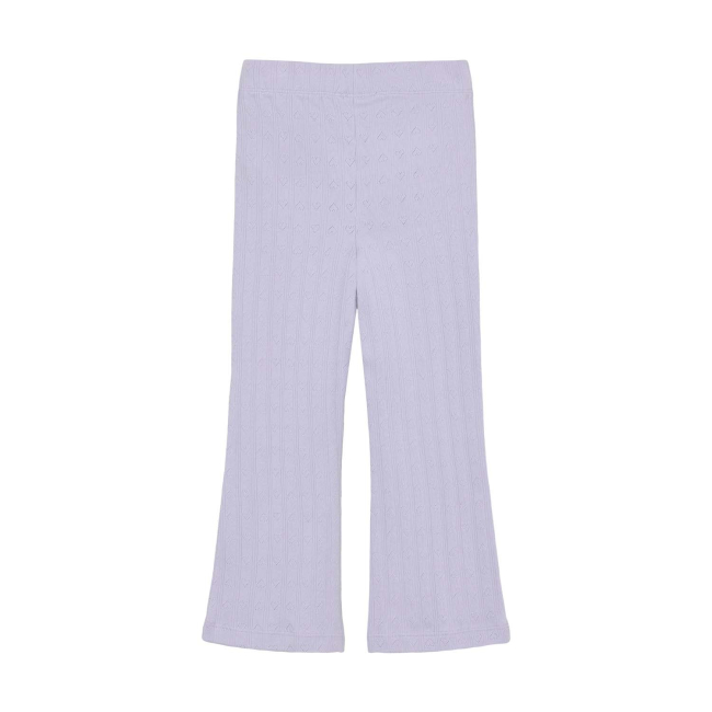 En Fant Leggings Pointelle Purple Heather