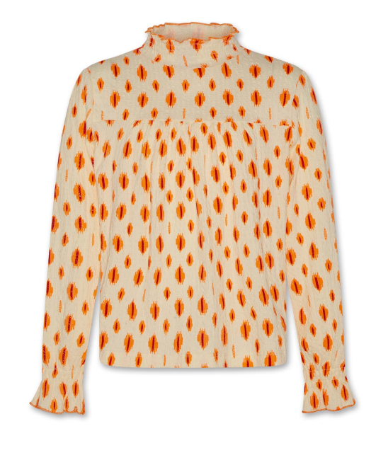 AO76 gwan Blusenshirt sprinkle natural