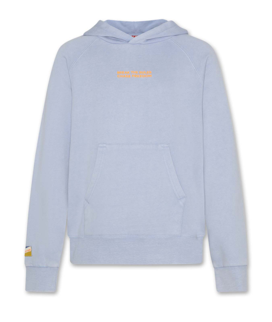 AO76 clyde Hoodie break light blue