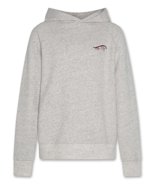 AO76 hoodie crew grey melange