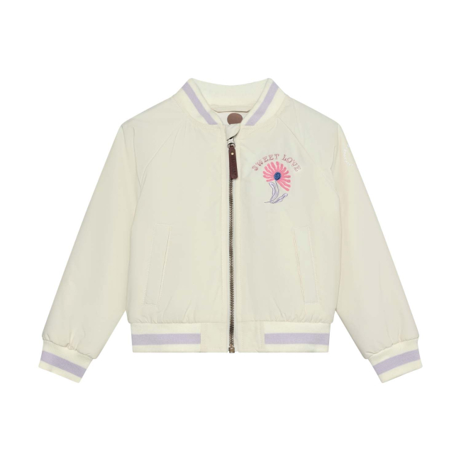 En Fant Mädchen Bombejacke Embroidery Purple Heather