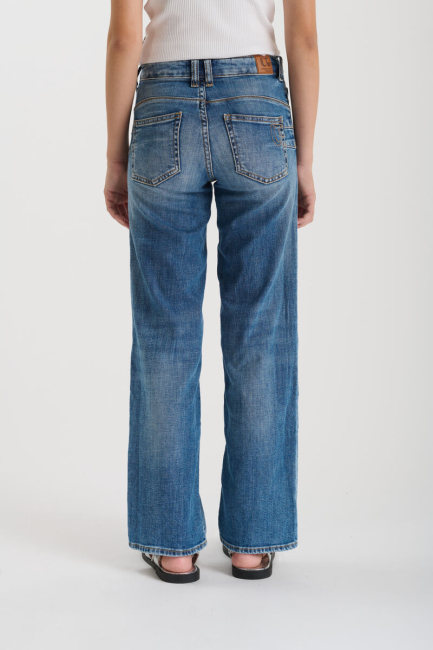 Le temps des cerises Hose BLUE mit hoher Taille