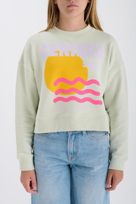 Le temps des cerises Sweatshirt SAUGE