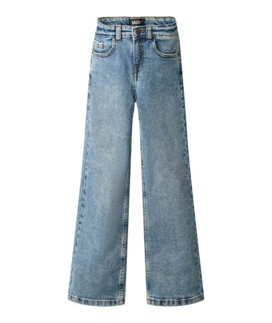 Molo Woven Jeans Worn Denim
