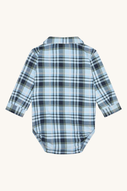 Hust & Claire HCBoye Fall Check Body-Shirt Iron blue