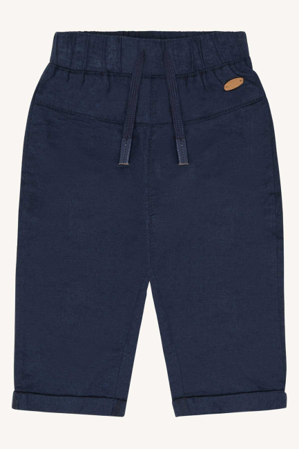 Hust & Claire HCTimon Cotton-Linen Baby Hose Blues