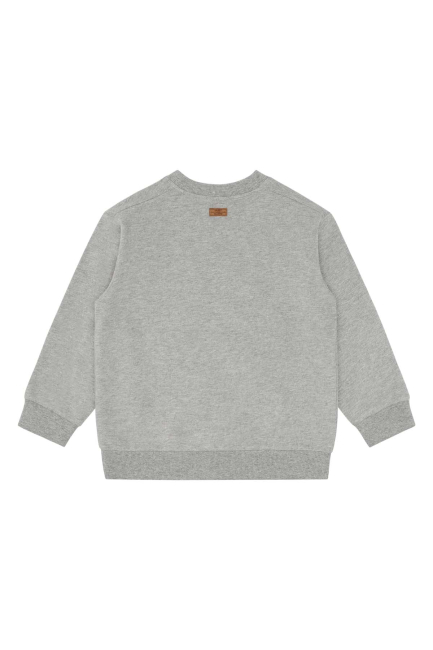 Hust & Claire HCSejer Bulldog Sweatshirt Tile Grey Melange