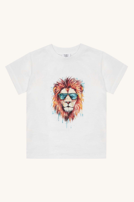 Hust & Claire HCAnton Lion T-shirt Ivory