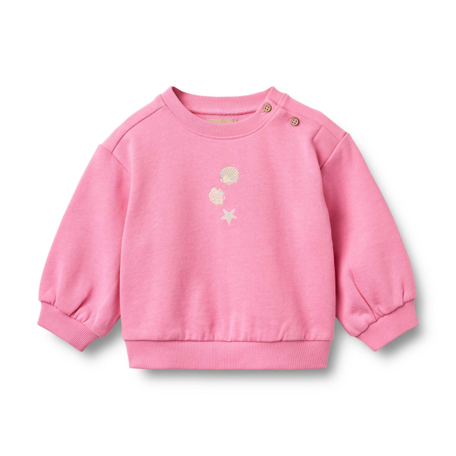 Wheat Baby Sweatshirt pink