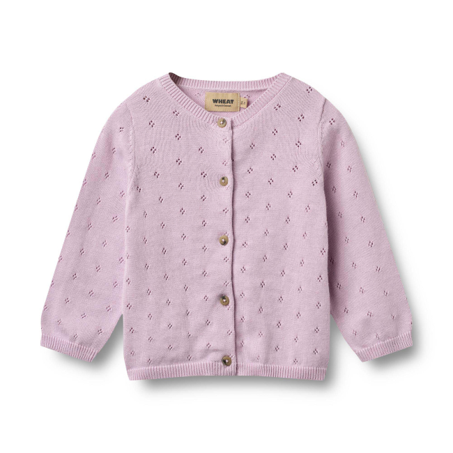 Wheat Strick-Cardigan lavender